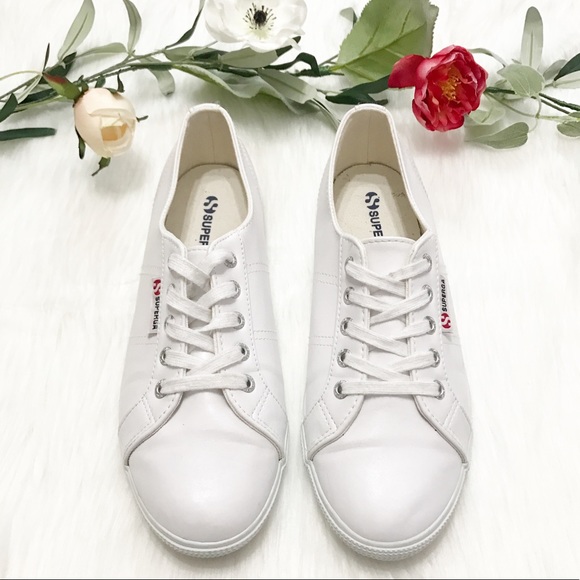 Anthropologie Shoes - • Superga • White Sneakers